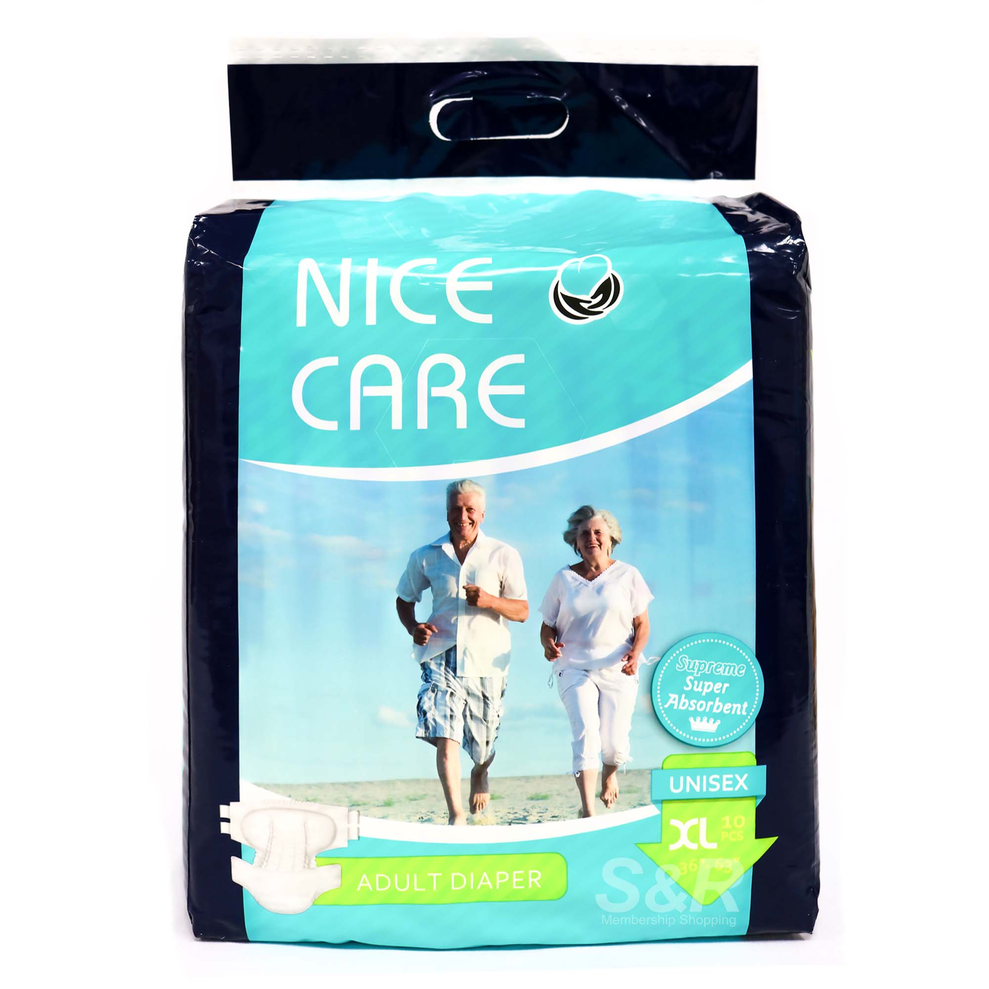 Nice Care Tape Adult Diaper Unisex Extra Large 10pcs